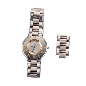 Must de Cartier 21 Two Tone Ladies Watch 1340