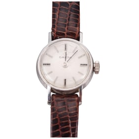 1960s Omega Stainless Steel Ladies Watch