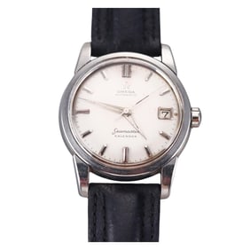 Vintage Omega Seamaster Calendar Automatic Steel Watch