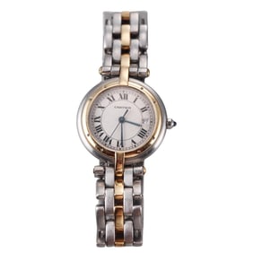 Cartier Panthere Vendome 18k Gold Steel Ladies Watch 183964