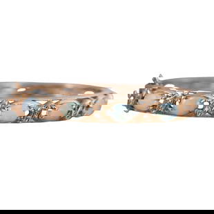 VIntage 14k Gold Opal Diamond Bangle Bracelet: Metal  : 14k Yellow Gold  Designer  : Not Signed  Gemstone  : Opal, Diamonds approx. 0.12ctw.  Measurements  : Bracelet will fit approx. 6.75-7" wrist and is 8mm wide.  Marked:  : 14k.  W
