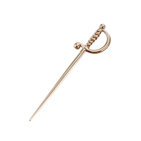 Tiffany & Co 14k Gold Sword Cocktail Pick Accessory