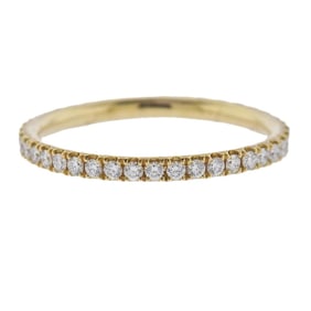 Georg Jensen 18k Yellow Gold Aurora Diamond Ring 1553