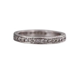 Platinum Diamond Eternity Wedding Band Ring
