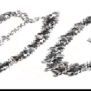 Chanel Vintage Base Metal Chain Large Necklace: Metal : Base Metal / Velvet Cord Designer : Chanel Gemstone : None Measurements : Chain is 20" long with the extender, width 26mm. Marked: : Chanel , made in Italy, B13 B, CC logo.