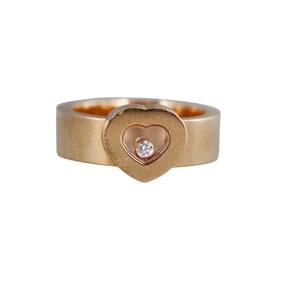Chopard Happy Hearts 18k Gold Diamond Ring