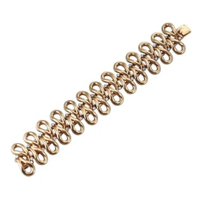 Vintage Van Cleef & Arpels Diamond Gold Bracelet