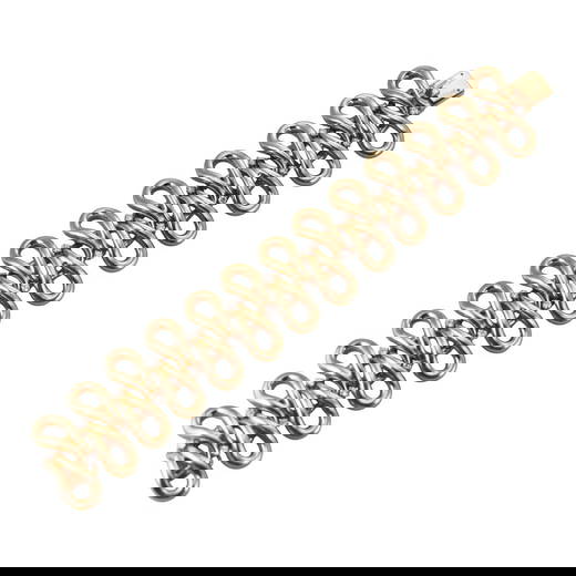 Vintage Van Cleef & Arpels Diamond Gold Bracelet