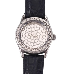 John Hardy for Alfex of Switzerland Silver Watch 4873