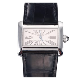Cartier Divan Stainless Steel Ladies Watch 2599