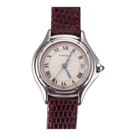 Cartier Cougar Steel Ladies Watch 12151
