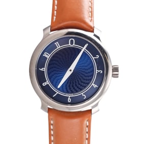 Ming 17.01 Blue Guilloche Dial Titanium Limited Edition Watch