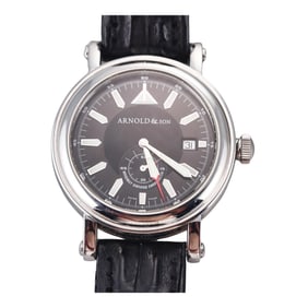 Arnold & Son Stainless Steel Chronometer Power Reserve Watch HMS II 1H2AS
