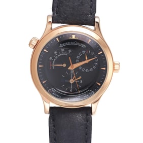 Jaeger LeCoultre Master Geographic 18k Rose Gold Watch Q1422470