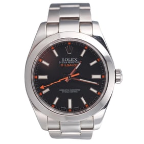 Rolex Milgauss Stainless Steel Watch 116400