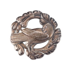 Georg Jensen 830 Silver Large Dove Brooch No. 70