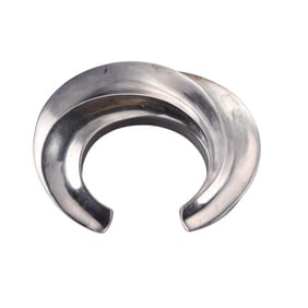 Patricia Von Musulin Modernist 1970s Silver Cuff Bracelet