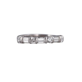 Platinum Diamond Wedding Band Ring