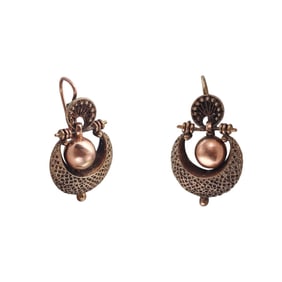 Antique Victorian 14k Gold Drop Earrings