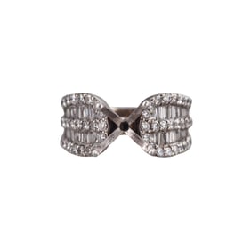 18k Gold Diamond Engagement Ring Setting