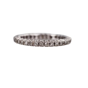 Platinum Diamond Eternity Band Ring
