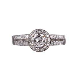 14k Gold Diamond Engagement Ring