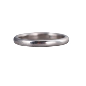 Tiffany & Co Elsa Peretti Platinum Diamond Wedding Band Ring