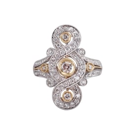14k Gold Diamond Ring