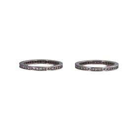Platinum Diamond Eternity Band Ring Set