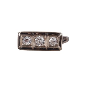 Art Deco Diamond Gold Ring