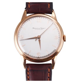 Vintage IWC 18k Rose Gold Cal 89 Manual Watch