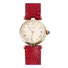 Cartier Must Vendome Vermeil Quartz Watch 590004