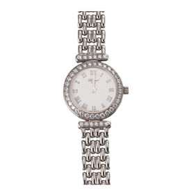 Chopard Classique 18k White Gold Diamond Watch 911