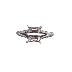 Platinum Diamond Engagement Ring Setting Mounting