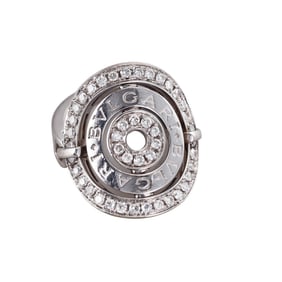 Bulgari Cerchi Astrale Diamond Gold Ring