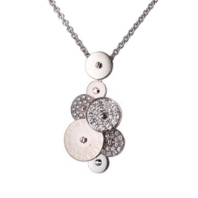 Bulgari Cicladi Gold Diamond Pendant Necklace
