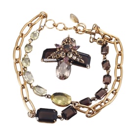 Iradj Moini Multi Gemstone Pendant Necklace