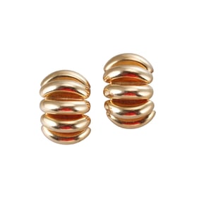 Tiffany & Co Vintage 14k Gold Shrimp Earrings