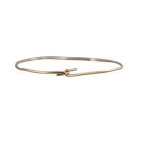 Cartier Vintage 18k Gold Hook Bangle Bracelet