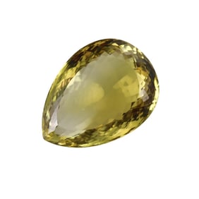 Lemon Citrine 122ct Pear Shape Loose Gemstone