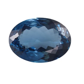 London Blue Topaz 133ct Oval Loose Gemstone