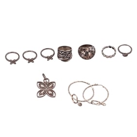 John Hardy Sterling Silver Jewelry Lot of 9