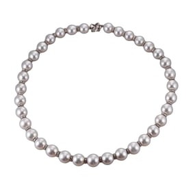 18k Gold South Sea Pearl Diamond Necklace