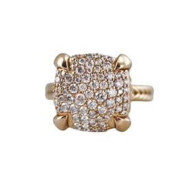 David Yurman Chatelaine 18k Gold Diamond Ring