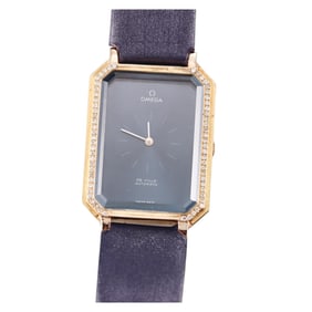 Omega De Ville Andrew Grima 18k Gold Diamond Automatic Watch 8326
