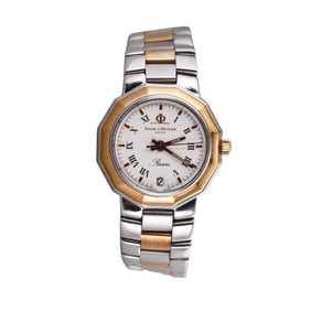 Baume & Mercier Riviera Two Tone Quartz Ladies Watch 5231