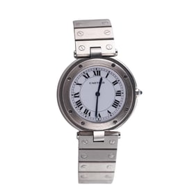 Cartier Santos Vendome Stainless Steel Quartz Watch 8192