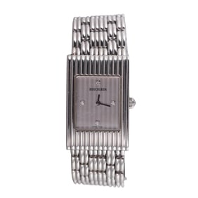 Boucheron Reflet Stainless Steel Diamond Quartz Watch