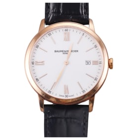 Baume & Mercier Classima Rose Gold Stainless Steel Quartz Watch 65809