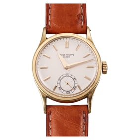 1940's Patek Philippe Calatrava 18k Gold Manual Wind Watch
